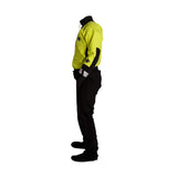 MSD576 Water Rescue Dry Suit Fluorescent Yellow Green-Black