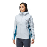 MJ2950 Women's Callan Waterproof Jacket Mid Grey - Ocean Blue