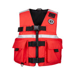 MV5606 SAR Vest with SOLAS Reflective Tape Red