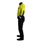 MSD576 Water Rescue Dry Suit Fluorescent Yellow Green-Black