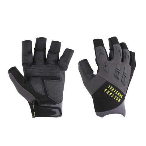 MA600402 EP 3250 Open Finger Gloves Gray-Black