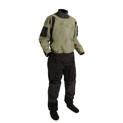 MSD697 Sentinel Series Aviation Dry Suit Sage Green/Black