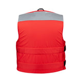 MV5606 SAR Vest with SOLAS Reflective Tape Red