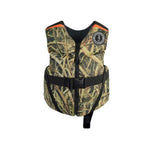 MV3565CM Child Rev Foam Vest (Camo) Mossy Oak Shadow Grass Blades