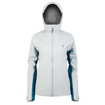 MJ2950 Women's Callan Waterproof Jacket Mid Grey - Ocean Blue