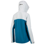 MJ2950 Women's Callan Waterproof Jacket Mid Grey - Ocean Blue