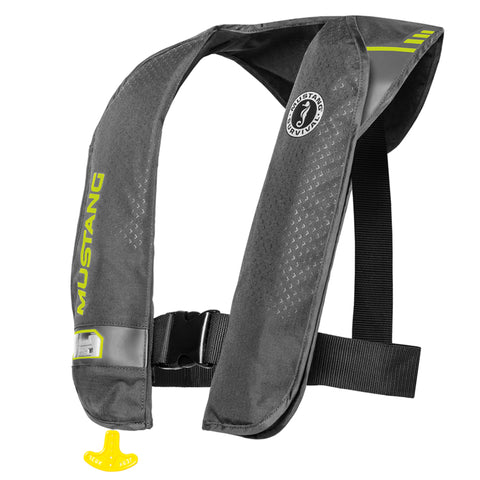 MD201502 MIT 100 Manual Inflatable PFD Grey-Fluorescent Yellow Green