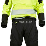 MSD824 2 Piece Flood Response Suit Fluorescent Yellow Green-Black