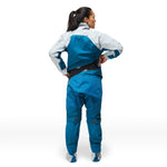 MSD251 Women's Helix Latex Gasket Dry Suit Ocean Blue - Mid Grey